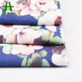 Mulinsen Textile Super Soft Single Side Floral Paper Print Warp Knitting Velvet Fabric Garment